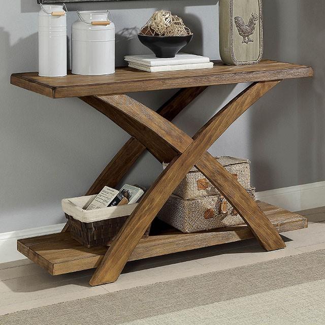 Bryanna Antique Light Oak Sofa Table - Jay's Mattress Plus (NY)