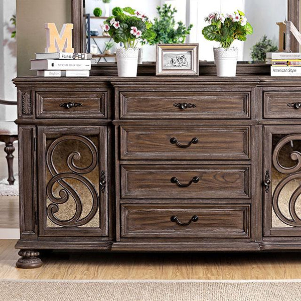 ARCADIA Rustic Natural Tone Server - Jay's Mattress Plus (NY)