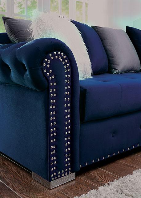 WILMINGTON Sectional, Blue - Jay's Mattress Plus (NY)