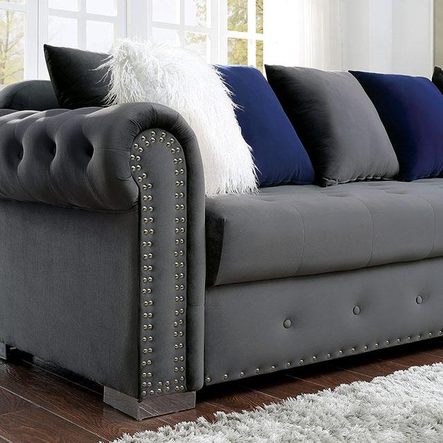 WILMINGTON Sectional, Gray - Jay's Mattress Plus (NY)