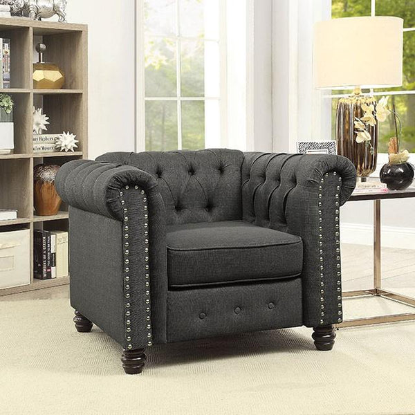 Winifred Gray Chair - Jay's Mattress Plus (NY)
