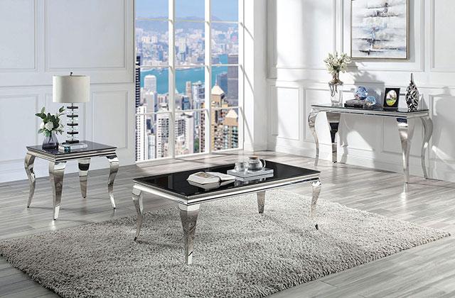 WETZIKON Sofa Table, Black - Jay's Mattress Plus (NY)