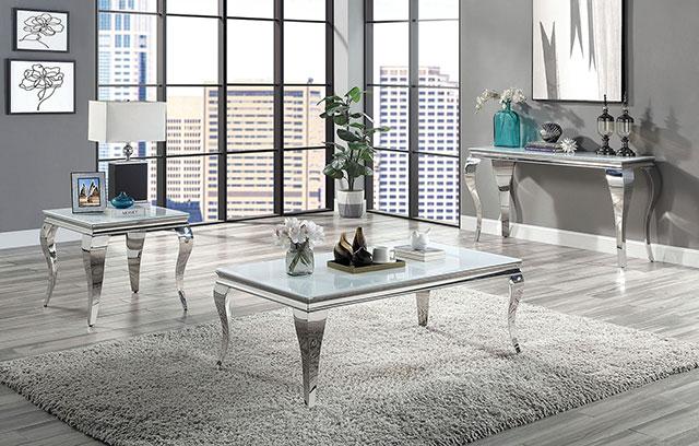 WETZIKON Sofa Table, White - Jay's Mattress Plus (NY)