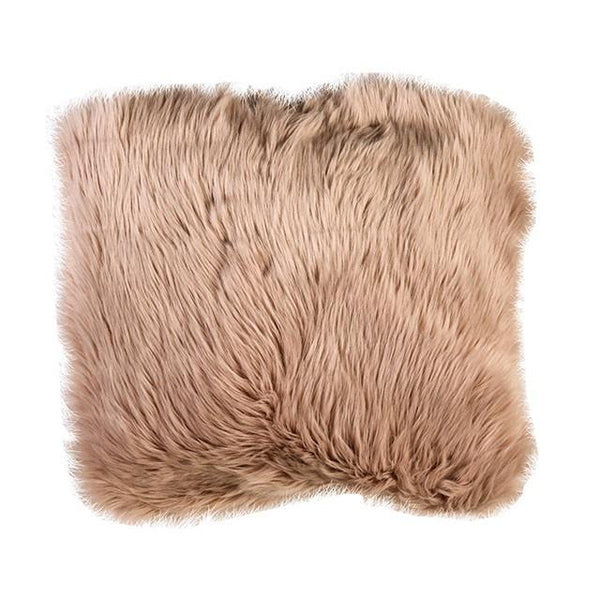 Wendy Blush 20" X 20" Pillow, Fur Blush (2/CTN) - Jay's Mattress Plus (NY)