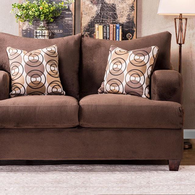 WESSINGTON Chocolate Love Seat - Jay's Mattress Plus (NY)