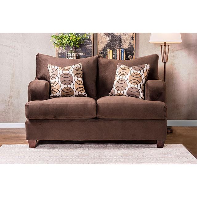 WESSINGTON Chocolate Love Seat - Jay's Mattress Plus (NY)