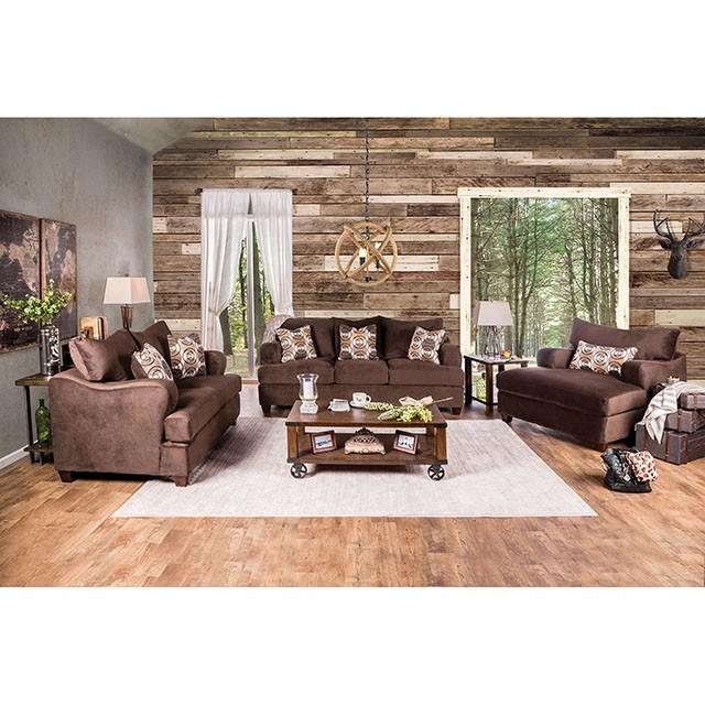 WESSINGTON Chocolate Love Seat - Jay's Mattress Plus (NY)