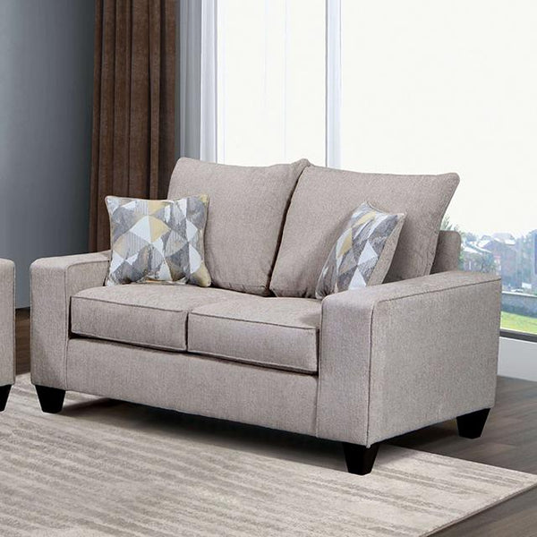 WEST ACTION Loveseat, Beige - Jay's Mattress Plus (NY)