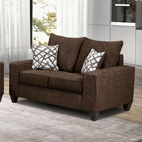 WEST ACTION Loveseat, Chocolate - Jay's Mattress Plus (NY)