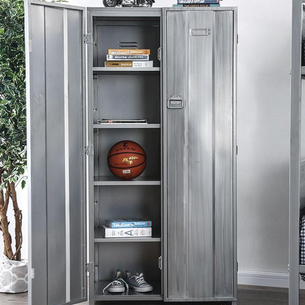 Zaheera Silver Large Locker - Jay's Mattress Plus (NY)
