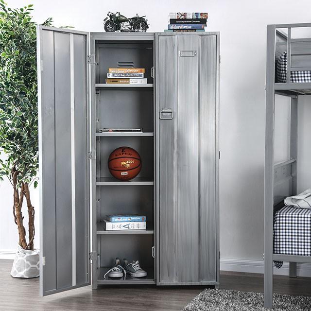 Zaheera Silver Large Locker - Jay's Mattress Plus (NY)
