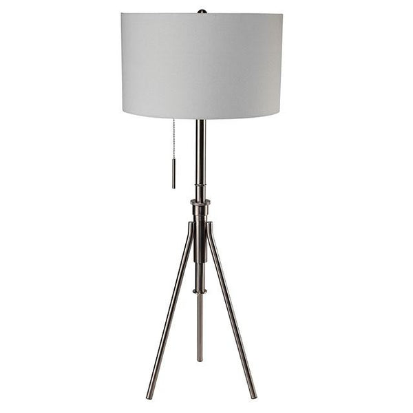 Zaya Brushed Steel Floor Lamp - Jay's Mattress Plus (NY)