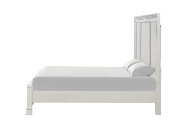 Stella Mia E.King & Queen Bed White & White - Jay's Mattress Plus (NY)