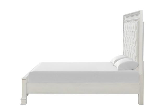 Stella Mia E.King & Queen Bed White & White - Jay's Mattress Plus (NY)