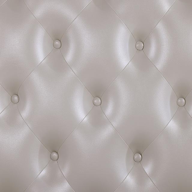 Ventresca E.King & Queen Bed White & Chrome - Jay's Mattress Plus (NY)