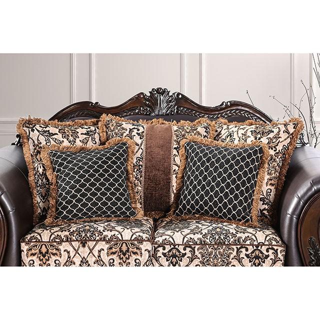 JAMAEL Brown/Espresso Sofa - Jay's Mattress Plus (NY)