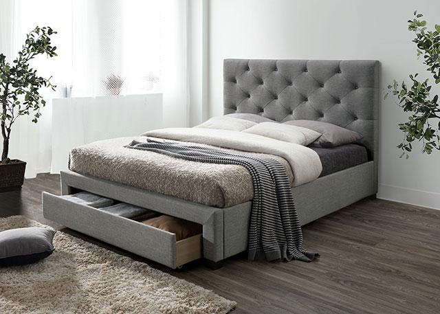 SYBELLA Cal.King, E.King, Queen, Full, & Twin Bed, Beige - Jay's Mattress Plus (NY)