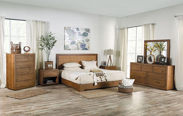 LEIRVIK Dresser, Light Walnut - Jay's Mattress Plus (NY)