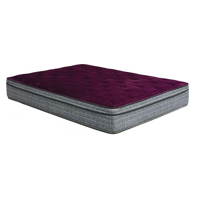 Purple/Grey 13" Euro Pillow Top Mattress Non-Flip, Full - Jay's Mattress Plus (NY)