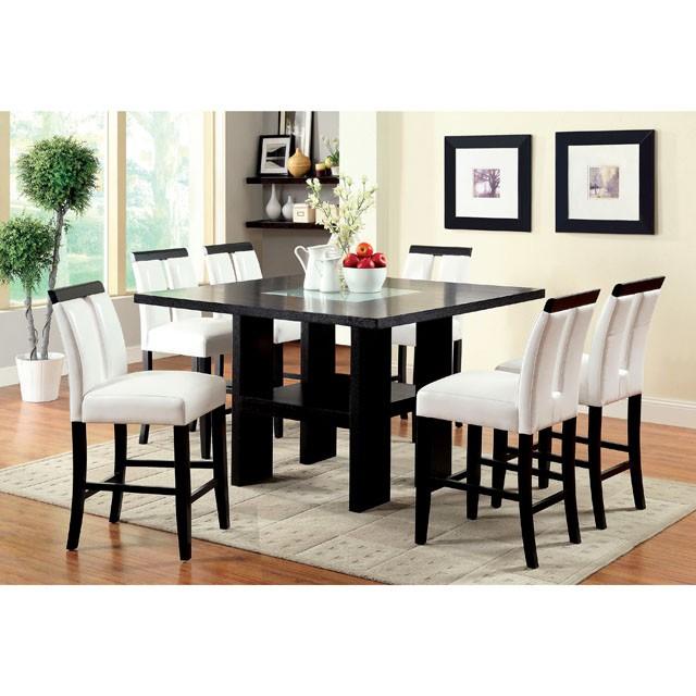 LUMINAR II Black/White Counter Ht. Chair (2/CTN) - Jay's Mattress Plus (NY)