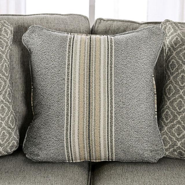 STEPHNEY Sofa, Gray/Gold - Jay's Mattress Plus (NY)