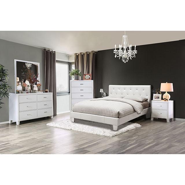 Velen Black Cal.King, E.King, Full, & Twin Bed Black & White - Jay's Mattress Plus (NY)