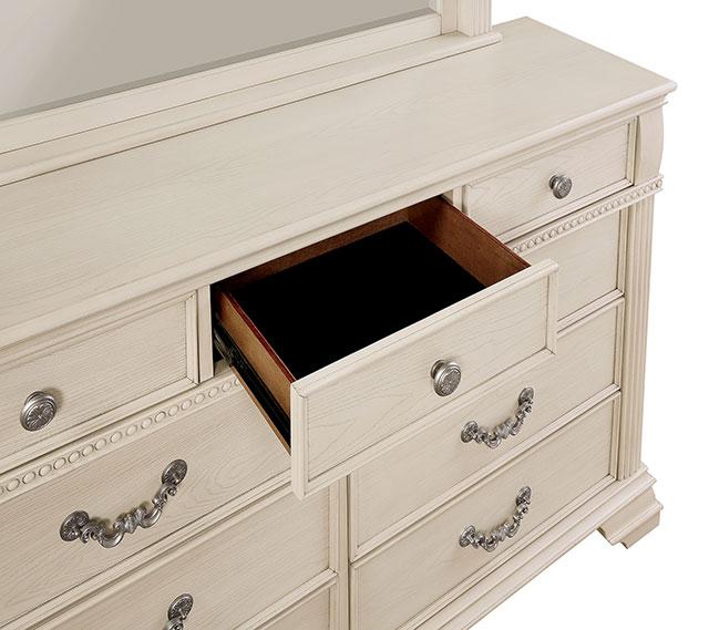 Pamphilos 4 & 5 Piece Queen Bedroom Set Gray & White - Jay's Mattress Plus (NY)