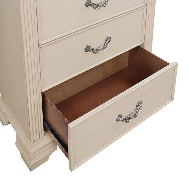 Pamphilos 4 & 5 Piece Queen Bedroom Set Gray & White - Jay's Mattress Plus (NY)