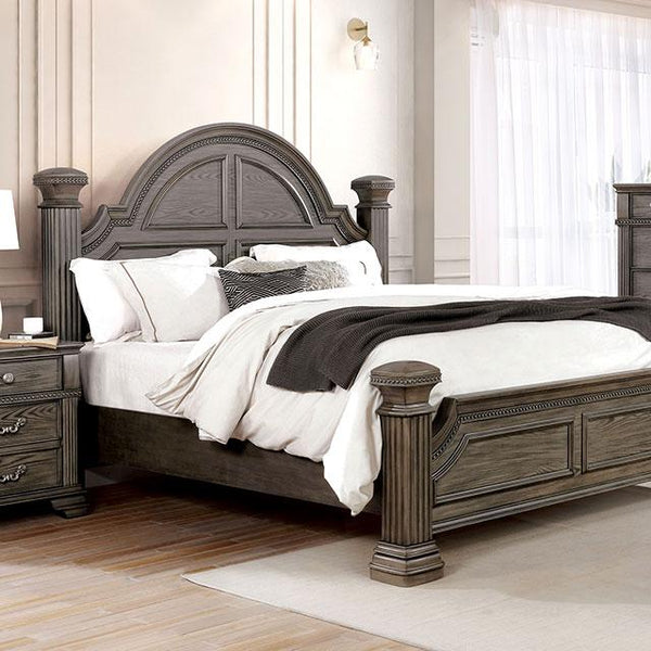 Pamphilos 4 & 5 Piece Queen Bedroom Set Gray & White - Jay's Mattress Plus (NY)