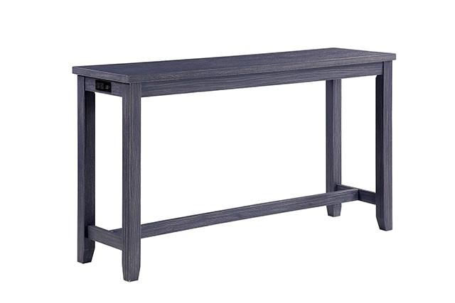 Caerleon 3 & 4 Piece Counter Ht. Set Gray & Blue - Jay's Mattress Plus (NY)