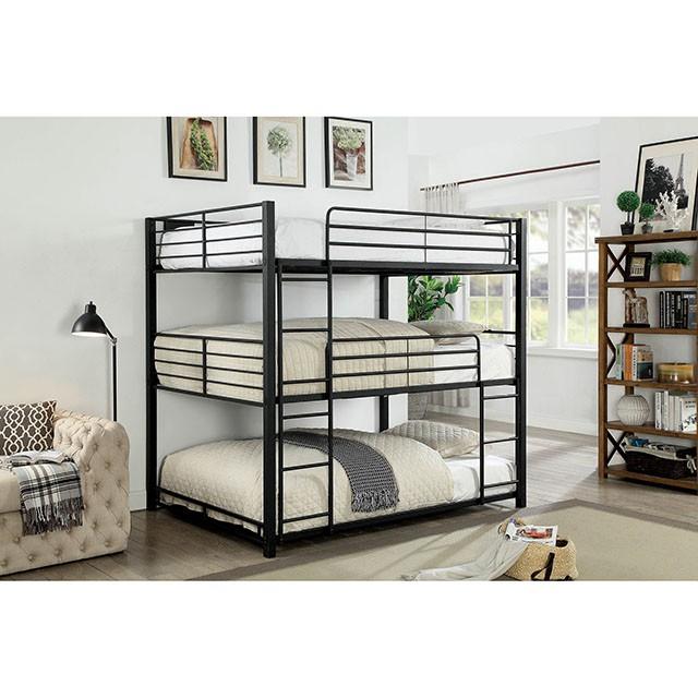 Olga I Antique Black Full/Full Bunk Bed - Jay's Mattress Plus (NY)