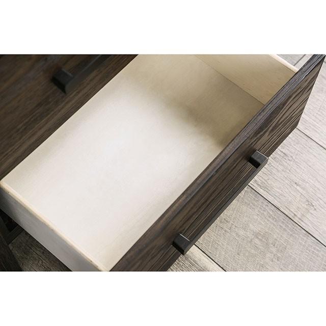 Rexburg Wire-Brushed Rustic Brown Night Stand - Jay's Mattress Plus (NY)