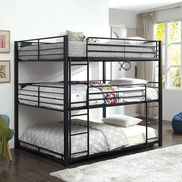 Olga I Antique Black Full/Full Bunk Bed - Jay's Mattress Plus (NY)