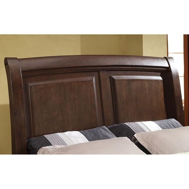 Litchville Brown Cherry Cal.King, E.King, & Queen Bed - Jay's Mattress Plus (NY)