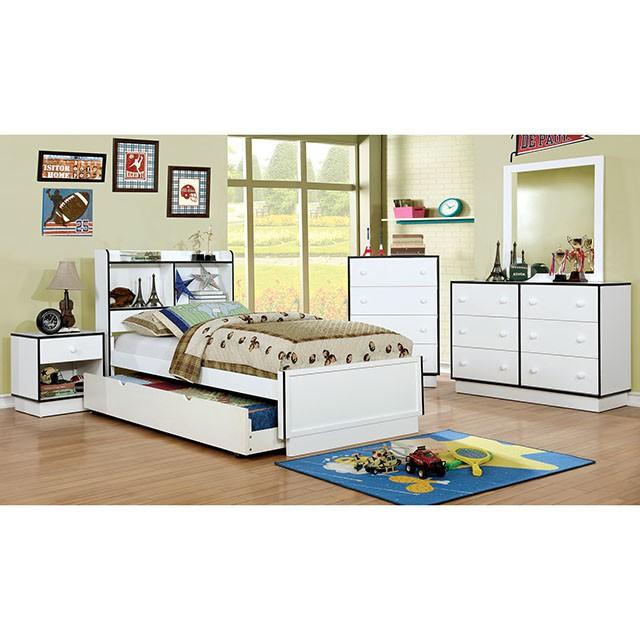 Bobbi Night Stand Blue - Jay's Mattress Plus (NY)
