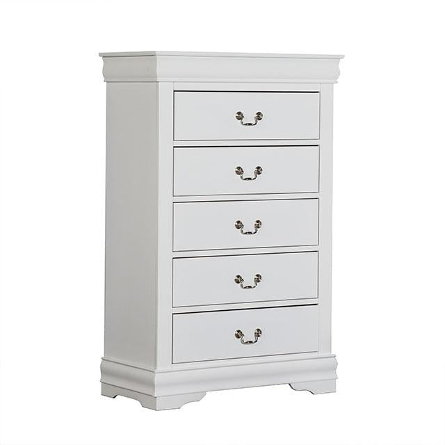 Louis Philippe Chest White - Jay's Mattress Plus (NY)