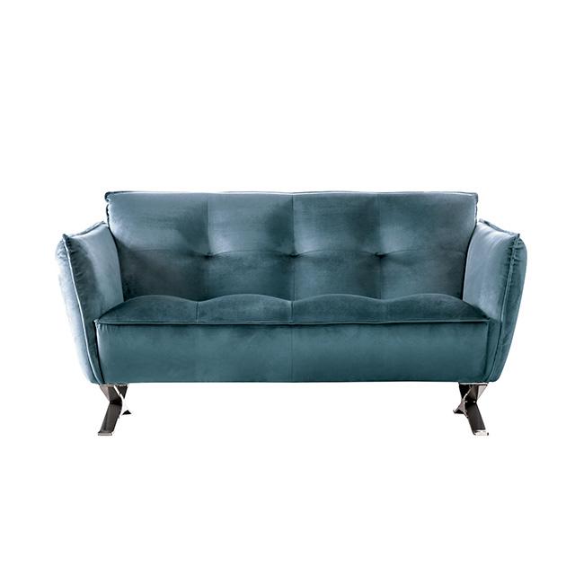 Civellutino Loveseat Teal - Jay's Mattress Plus (NY)