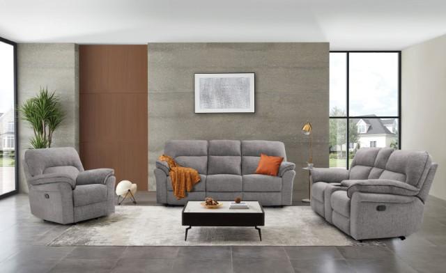 JOSIAS Sofa, Light Gray Fabric - Jay's Mattress Plus (NY)
