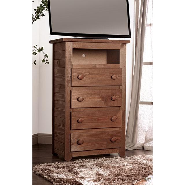 Lea Mahogany Media Chest - Jay's Mattress Plus (NY)