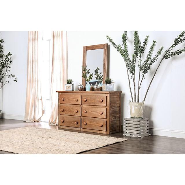 Lea Mahogany Mirror - Jay's Mattress Plus (NY)
