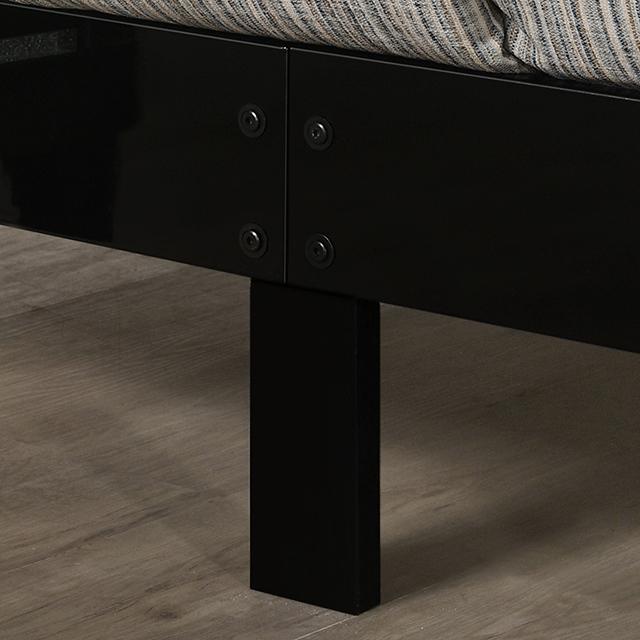 MAGDEBURG Cal.King Bed, Black & White - Jay's Mattress Plus (NY)