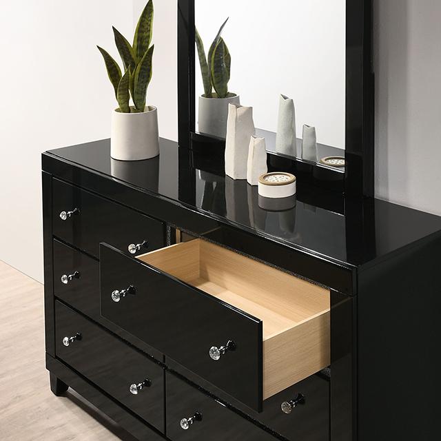 MAGDEBURG Cal.King Bed, Black & White - Jay's Mattress Plus (NY)