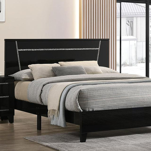 MAGDEBURG Cal.King Bed, Black & White - Jay's Mattress Plus (NY)
