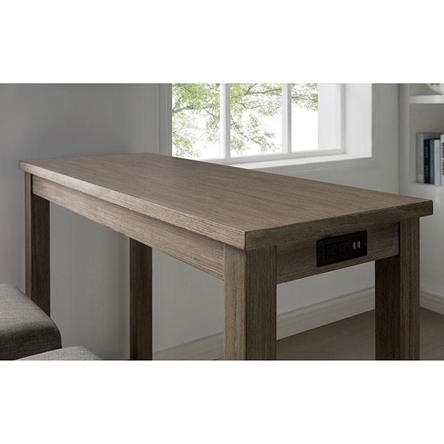 Caerleon 3 & 4 Piece Counter Ht. Set Gray & Blue - Jay's Mattress Plus (NY)