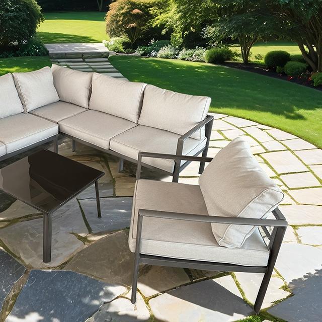 Farisha 6 Pc. Outdoor Sectional Set - Jay's Mattress Plus (NY)