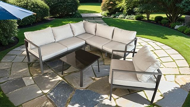 Farisha 6 Pc. Outdoor Sectional Set - Jay's Mattress Plus (NY)