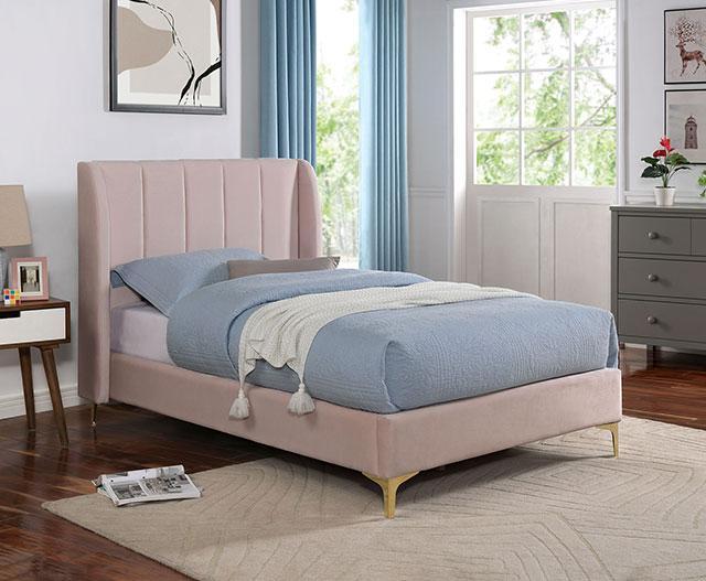PEARL Full, Queen, & Twin Bed, Light Pink - Jay's Mattress Plus (NY)