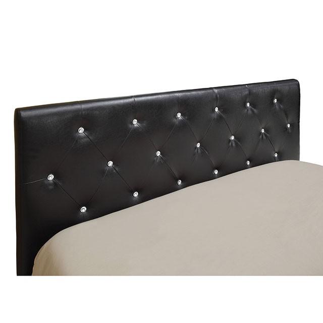 Velen Black Cal.King, E.King, Full, & Twin Bed Black & White - Jay's Mattress Plus (NY)