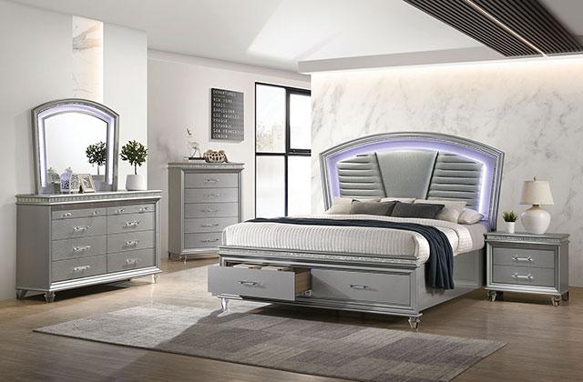 MADDIE Mirror, Silver - Jay's Mattress Plus (NY)