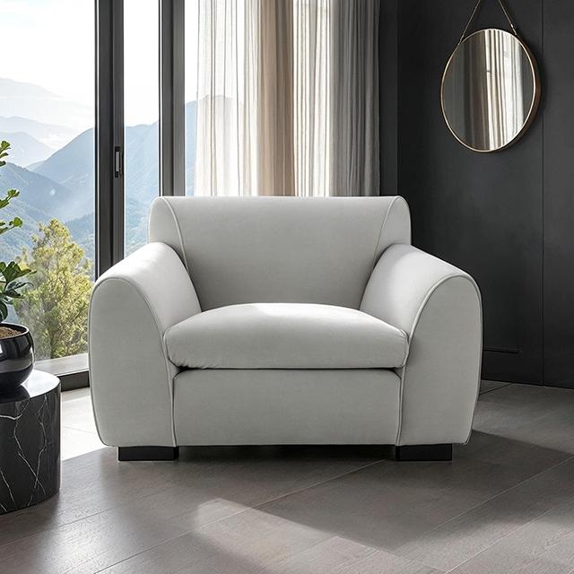 Severo Chair Light Gray - Jay's Mattress Plus (NY)